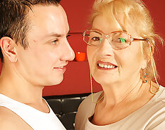 Hairy Old Lady Fucking And Licking Ass