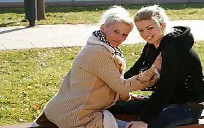 A First Old And Young Lesbian Date Turns Out Hot