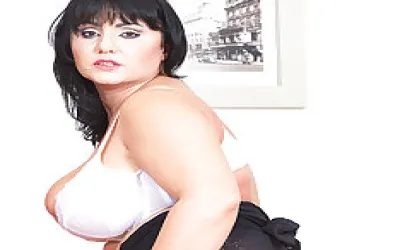 Big Breasted Housewife Playing With Her Toy