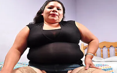 Hairy Mature Latina Bbw Getting Very Frisky