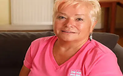 Horny Blonde Mature Slut Getting Wet On The Couch