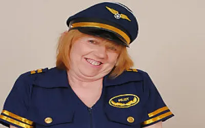 Horny British Mature Redhead Masturbating