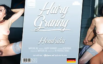 Horny Granny Hendrika Gets Her Hairy Pussy Penetrated By A Muscular Stud