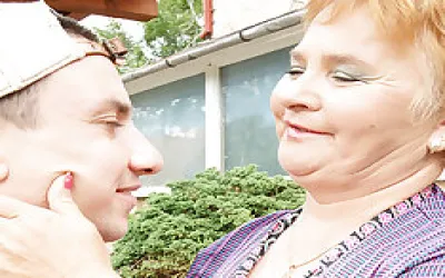 Horny Mature Slut Doing Her Toy Boy