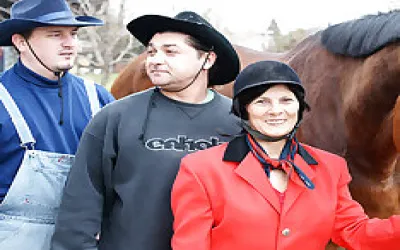 Horny Mature Slut Fucking Two Guys At Once