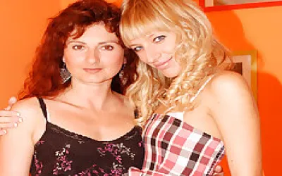 Hot Blonde Babe And A Nice Milf Getting It On