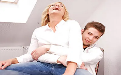 Hot Blonde Housewife Getting Fucked By Her Toy Boy