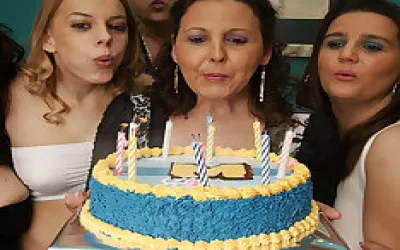 Its An Old And Young Lesbian Birthday Party