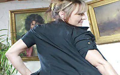 Kinky Housewife Playing All Alone