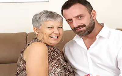 Naughty British Mature Slut Sucking And Fucking Her Lover