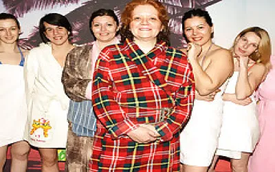 Relaxing Mature Women In A Spa