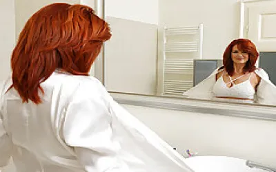 Sexy Milf Gets Dirty In The Shower And Enjoys Her Big Toy