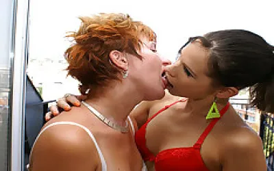 She Invited The Babysitter To Play With Her Clit