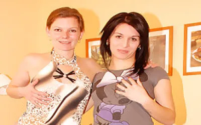 Two Naughty Old And Young Lesbians Get It On