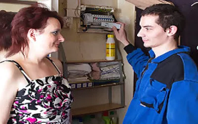 When The Electrician Comes So Will This Cougar