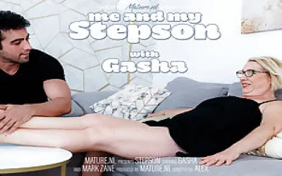 Young Guy Seducing His Stepmom Gasha While His Dad Is At Work
